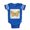 Royal Blue, variant on CafePress - Fantasy Butterfly 6 - Cute Infant Baby Football Bodysuit