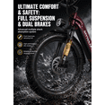 thumbnail image 7 of Electric Bike for Adults - 2000W Fat Tire Ebike, 48V 18Ah Battery (Up to 85 Miles), 28 MPH Top Speed, 7-Speed, Front Suspension System | All-Terrain Mountain Bike for Snow, Beach, Trails, 7 of 7