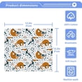 thumbnail image 5 of SKYSONIC Sloth Washcloths Set of 2, Highly Absorbent Soft Cotton Fingertip Towels for Bathroom, Kitchen, Gym, Spa, Home Decor 12 x 12 Inch, 5 of 7