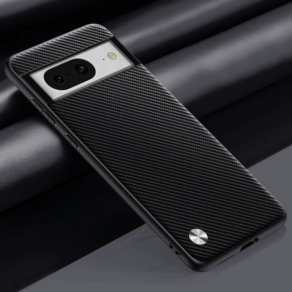 Luxury PU Leather Case For Google Pixel 8 Pro 8Pro Cover Silicone Protection Phone Case For Google Pixel 6A 7A 6 7 Pro Pixel6 8A Matte Black For Pixel 8
