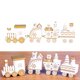 thumbnail image 2 of Matsuzay tren de de Navidad, decoración de madera, regalos creativos para niños, fiesta temática de Navidad para el hogar, Kits de decoración para fiestas blanco, 2 of 6