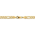 thumbnail image 4 of 14K Yellow Gold chain Figaro 20 in 6.25 mm 6.25mm Flat, 4 of 5