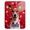 Dog with Heart-shaped Glasses, variant on High Precision Digital Kitchen Scale Tempered Glass Food Scale Multifunction Scale Small Kitchen Appliances Black Paws and Hearts Pattern