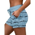 thumbnail image 2 of Women's Drawstring Athletic Shorts with Pockets, Casual Stretch Summer Shorts for Fitness and Daily Wear, 2 of 6