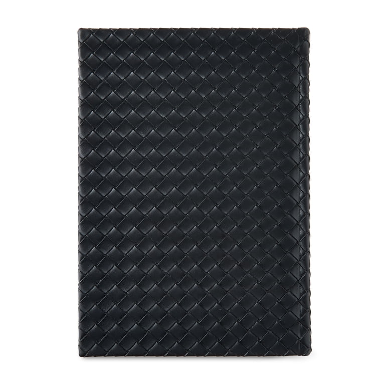 Pen+Gear Woven Simulated Leather Journal, Black, 256 Pages photo 2