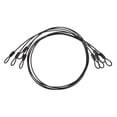 thumbnail image 4 of SEWCHICS 4 Pcs Fils Suspendus en Acier Inoxydable Noir Pratiques pour Usage Extérieur et Promenade de Chien, 4 of 6