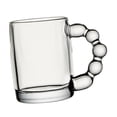 thumbnail image 4 of Vaso de vidrio de 350 ml con asa, taza para té, taza para leche y jugo, taza para agua de vidrio con Claro, 4 of 9