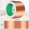 thumbnail image 6 of 1 Roll Copper Foil Tape, Conductive Copper Foil Tape Conductive Soldering Tape for Electrical Repairing, DIY Crafts, Garden, Guitar Interference Shield, Duct Wrapped 5mmx20m, 6 of 9
