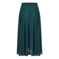 thumbnail image 4 of Delliss Women's Flowy Tulle Layered Skirts Elastic Waist Solid Color Skirts Dark Blue M, 4 of 6