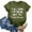 Army Green, variant on YHAJDS Women's Basic T-shirts Solid Color Short Sleeve Round Neck Casual Tee Top