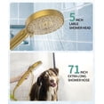 thumbnail image 6 of Filtered Shower Head with Handheld High Pressure 9 Spray Mode Filters Beads for Hard Water Remove Chlorine, 6 of 9
