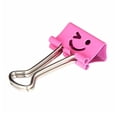 thumbnail image 4 of 80pcs Binder Clips Smile Face File Paper Clip for Home School Office (Mixed Color), 4 of 9