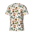 thumbnail image 3 of Rocae Monkeys Swinging from Palms for Men's Moisture-Wicking Crew Tee - T-Shirt for Sports, Outdoor Activities, and Casual Wear3X-Large, 3 of 9