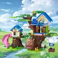 thumbnail image 1 of Tree house Building Set with LED,Friend Tree House Building Block Toy with Swing,Slide, 792pcs Mini Blicks, 1 of 5