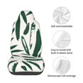 thumbnail image 4 of Wukai Palm Branch With Leaves Full Set Car Seat Covers with Soft Padding Universal Auto Front Seats Protector and Cushion Mat, 4 of 5