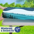 thumbnail image 5 of decorUhome Rectangle Spandex Fitted Tablecloth 6 FT Tables, Washable Picnic Table Cover with Elastic, Washable Reusable Table Cloth for Dining (Forest, 30"x72"), 5 of 8