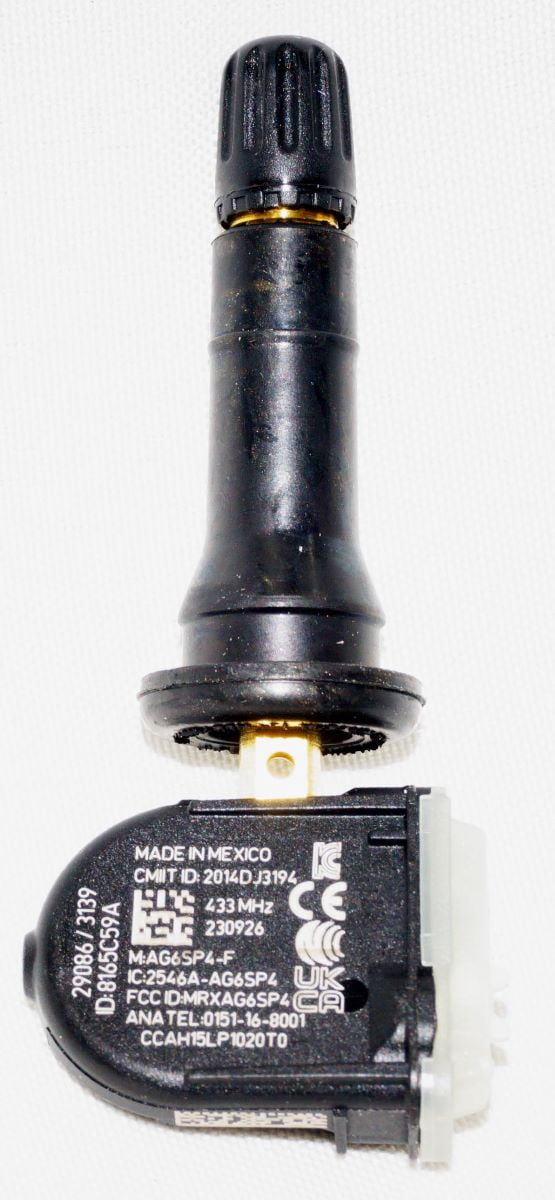 Schrader TPMS Sensor 29086 - Buick/Cadillac/Chevrolet/GMC 433MHz TFA Snap-in