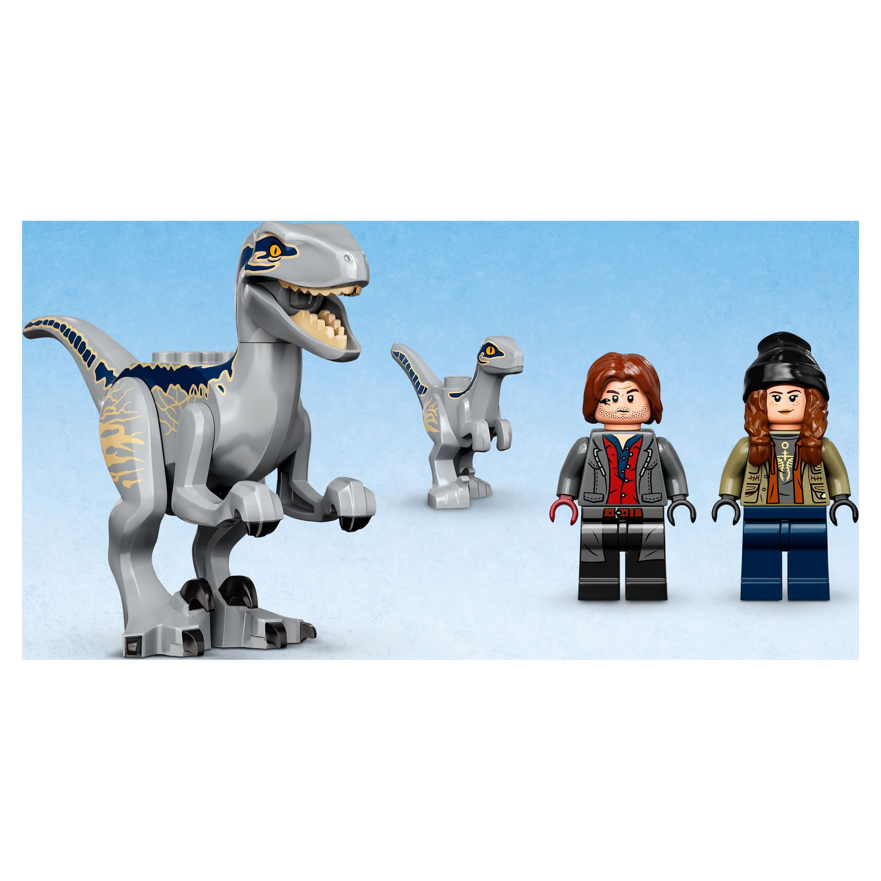 LEGO Jurassic World Blue and Beta Velociraptor Capture 76946 with Truck and  2 Dinosaur Toys for Kids, 2022 Dominion Movie Inspired Set