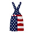 thumbnail image 5 of Likimi Toddler Kids Girls Suspenders Dress For Independence Day Square Neck Sleeveless Patriotic Printed Summer Fashionable Dresses Blue Size 8-9 Years, 5 of 7