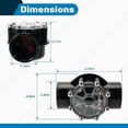 thumbnail image 5 of Replacement for Jandy 7305 Check Valve 180 Degree 2 Inch to 2.5 Inch Check Valve Compatible with Straight Through Flow Fit for Pools and Spas, 5 of 5