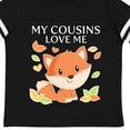 thumbnail image 4 of Inktastic My Cousins Love Me- Little Fox Boys or Girls Toddler T-Shirt, 4 of 5