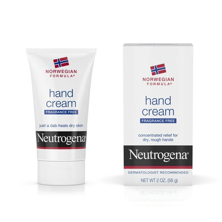 (2 pack) Neutrogena Norwegian Formula Dry Hand Cream, Fragrance-Free, 2 (Best Hand Cream For Sensitive Skin)