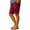 Wine-23, variant on REALiKUN Women Casual Shorts 11 Inch Inseam Cotton Linen Shorts Drawstring Elastic Waist Shorts Summer Fashion Beach Shorts
