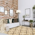 thumbnail image 1 of Cadena Contemporary Trellis Indoor Area Rug by Blue Nile Nills - 5' x 8', Beige, 1 of 6