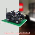 thumbnail image 3 of 2 Pack Set Display Shelves for Building Bricks Compatible with All Toy Block Brands - Floating Wall Mounted Shelf with 7.6 Inch Removable Baseplate, 3 of 7