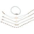 thumbnail image 3 of Cyan Bead Alphabet Pendant String Bracelet Set With White For Jewelry Making, 3 of 3