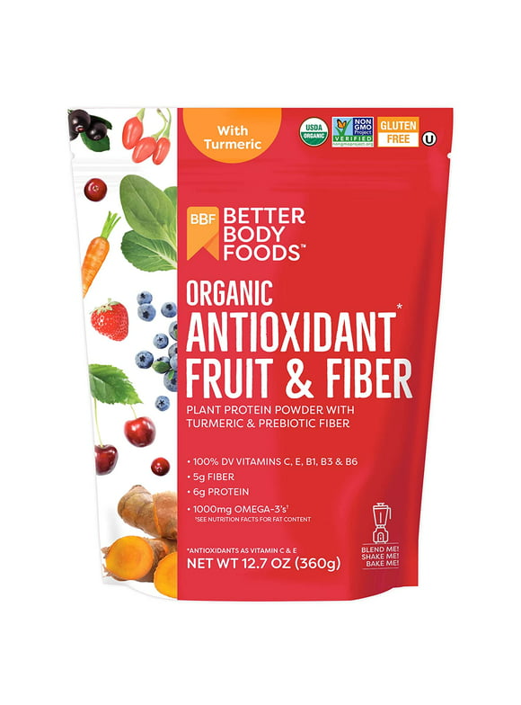 BetterBody Foods Organic Antioxidant Fruit and Fiber Superfood Blend, 12.7 Ounce