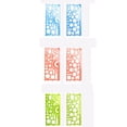 thumbnail image 3 of Cute Stationary 2 Pcs Geometric Drawings Templates Multi Shaped Drafting Stencils Plastic Measuring Templates Rulers Clear Drawing Triangle Tool Protractor Set for Studying Designing Office Supplies, 3 of 7