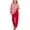 Red, variant on Xdegoge Tween Girls Pajamas Sets 2 Piece Lounge Soft Long Sleeve Plaid Checkered Top and Jogger Pants Matching Set Comfy Daily Sleepwear Pjs