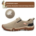 thumbnail image 2 of Hiking Shoes for Men Laceless Suede Breathable Slip Resistant Boots Lightweight Sneakers for Outdoor Walking Trekking Trail, 2 of 7