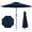 Navy, variant on Topcobe Outdoor Heavy Duty Market Umbrella with Crank Handle and 8 Sturdy Ribs, Outdoor Patio Table Umbrella for Garden Backyard Pool Deck-Red