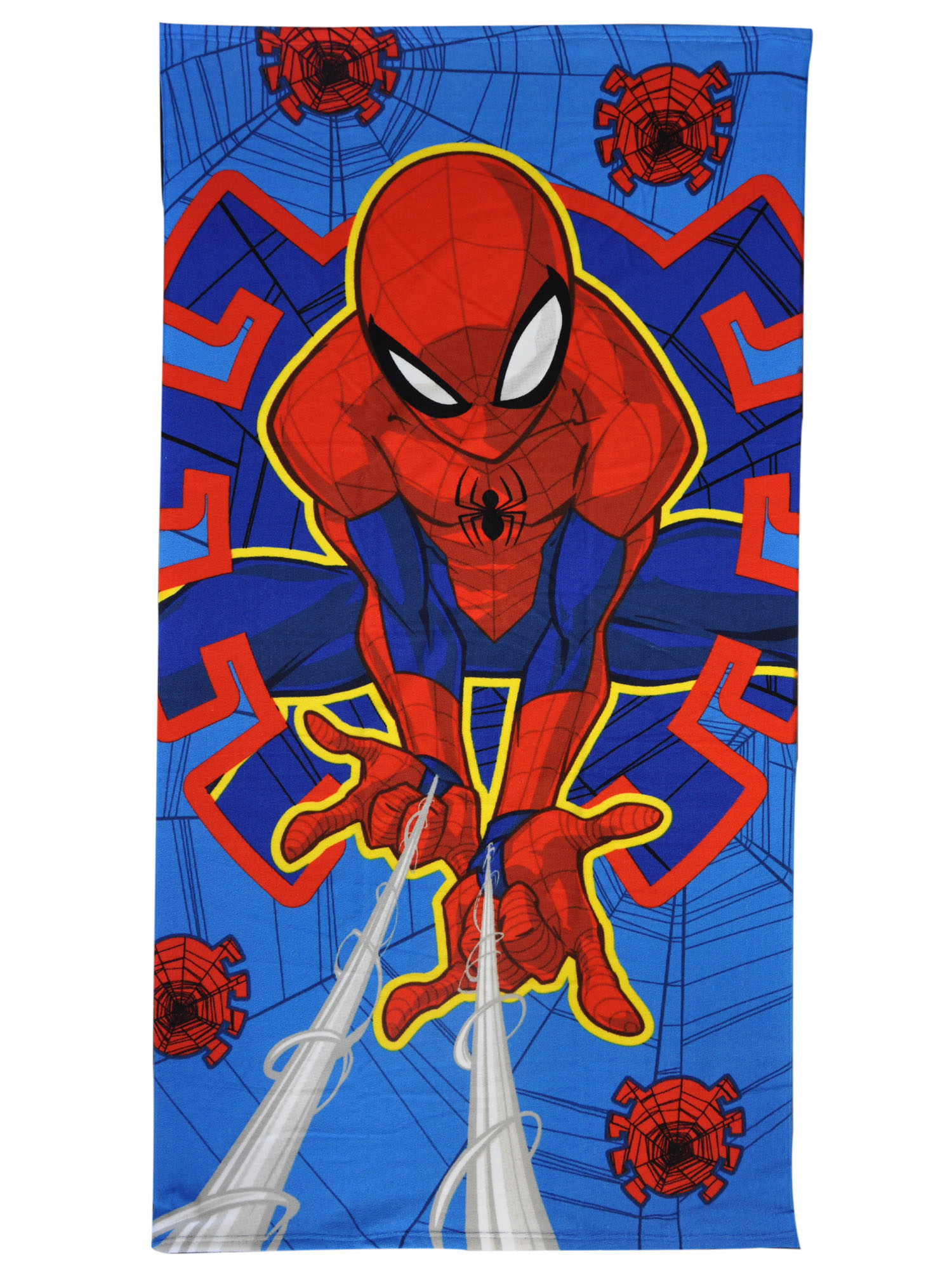 Spider-Man Beach Pool Towel 54' x 27' Marvel Boys Microfiber Blue