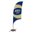 thumbnail image 1 of Showdown Displays 810029NAVY-003 7.5 ft. Navy Midshipmen Razor Feather NCAA Flag with Cross Base - No.003, 1 of 1