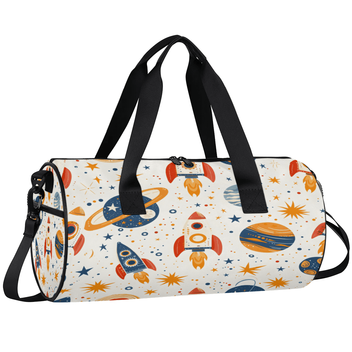 Qzjjjmy Foldable Sport Duffle Bag for Kids Teens Cartoon Sport Gym Bag Lightweight Boys Overnight Bag