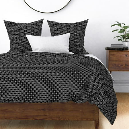 Dna Geek Nerd Biology Science Doctor Black And Sateen Duvet Cover