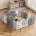 thumbnail image 7 of Kids and Toddlers' Playpen,Kids Activity Center Safety Play Yard for Indoor&Outdoor,Plastic,Portable,74"x74", 7 of 7