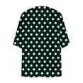 thumbnail image 5 of Womens Polka Dot Cardigan 3/4 Sleeve Open Front Lightweight Casual Summer Beach Cover Up Tops, 5 of 5