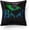 Gradient Black, variant on MOCOFO Reversible Sequin Pillow Cover 16x16 - Single Pack iridescent black turning green