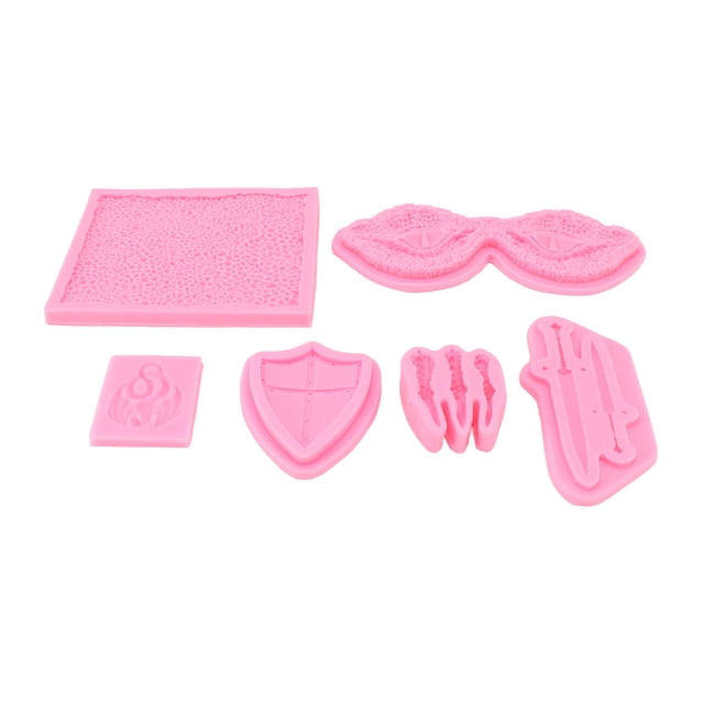Molde decorativo de silicona suave para hornear pasteles, chocolate, arcilla y jabón, tipo 6