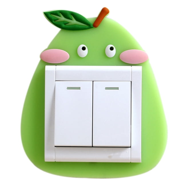 85/86 Light Switch Socket Protective Covers Washable Non-Stick Wall aluminum foil Home Decoration Sticker