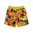 thumbnail image 3 of Bunz Kidz Infant Boys Shark Swim Trunks Pool Shorts Yellow Multi 24M, 3 of 3