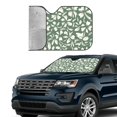 thumbnail image 2 of Yiaed Flowers With Leaves Print Car Windshield Sunshade Front Auto Car Front Window Sun Shade Foldable Sun Visor Shield Cover Auto Accessories for Sedan SUV Truck-Medium, 2 of 5