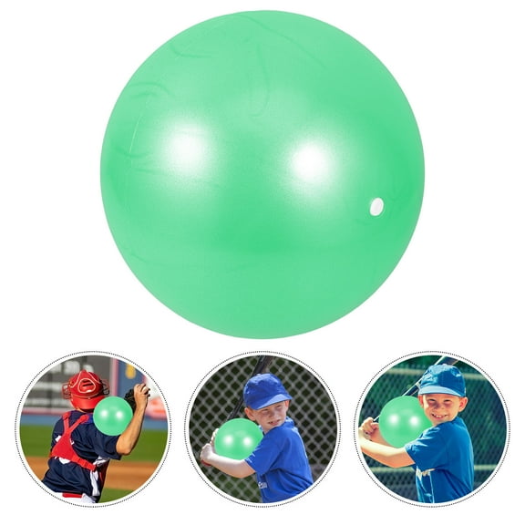 Toyvian 4pcs Baseball Gear Connection Ball for Sports Light Green PVC Baseball Players Equipment