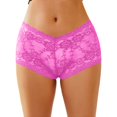 thumbnail image 1 of Gibobby Ropa interior bikini elástica para mujer Ropa interior de mujer Bragas de encaje sexy Estiramiento Hipster Calzoncillos Ropa interior Señora Ropa interior(Rosa， XXL), 1 of 5
