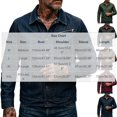thumbnail image 3 of Miqool Denim Jacket for Men Button Down Long Sleeve Trucker Jean Jacket Casual Workwear Coat with Pockets, 3 of 7