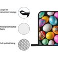 thumbnail image 6 of Easter Eggs Print Oven Mitts and Pot Holders 4pcs Set,Kitchen Oven Glove,for Cooking Baking BBQ, 6 of 6